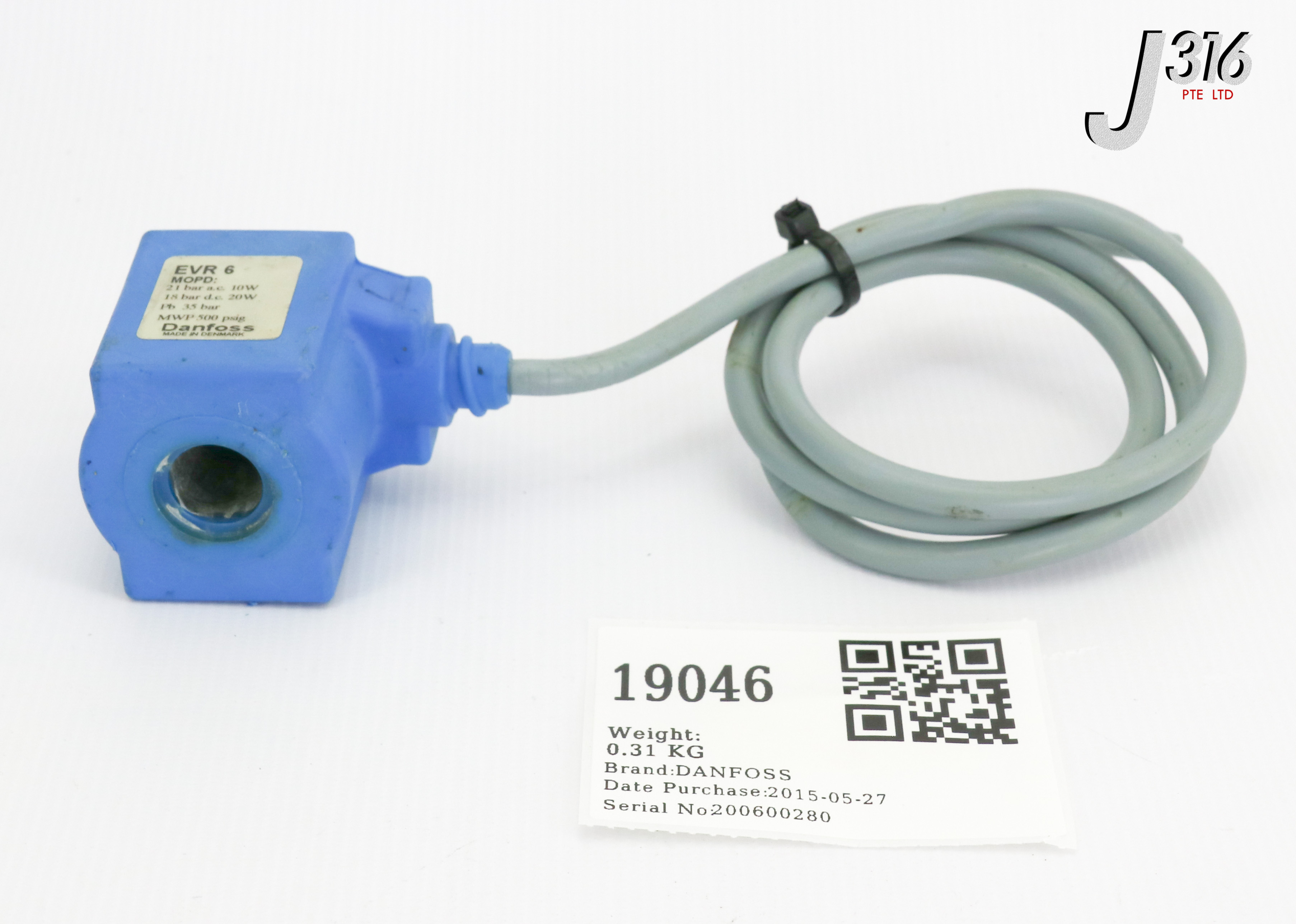 その他 n 19046 DANFOSS SOLENOID COIL FOR EVR 6 SOLENOID VALVE 018F6282 | eBay
